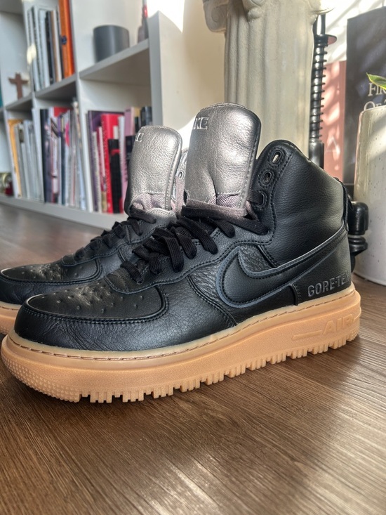 Nike Other - Nike Black High-Top GORE-TEX Sneakers with Gum Sole